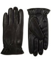 AC\gi[ Isotoner Signature Men's Sleekheat Faux Nappa Gloves Black Size Medium Y