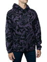 [U[ Lazer Men's Polar Fleece Pullover Hoodie Purple Size Small Y