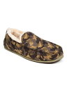 fB[X^bOX DEER STAGS SLIPPEROOZ Mens Brown Spun Round Toe Slip On Slippers Shoes 8 M Y