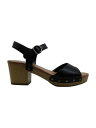 STYLE & COMPANY Womens Black 1 Platform Anddreas Slingback Sandal 7 M レディース