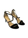 THALIA SODI Womens Black Strappy Darria Round Toe Stiletto Heeled Sandal 10 M fB[X