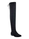 MARC FISHER Womens Black Drawstring Almond Toe Block Heel Zip-Up Boots Shoes 6.5 fB[X