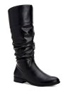 STYLE & COMPANY Womens Black Kelimae Almond Toe Block Heel Slouch Boot 12 M レディース