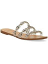 INC Womens Clear Shell Accent Embellished Voma Round Toe Slip On Sandals 9.5 M レディース