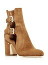 LAURENCE DACADE Womens Beige Amanda Square Toe Block Heel Leather Booties 36 fB[X