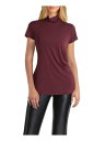 HALSTON ファッション トップス HALSTON Womens Burgundy Stretch Pleated Short Sleeve Mock Neck Top XS カラー:Burgundy■ご注文の際は、必ずご確認ください。※こちらの商品は海外からのお取り寄せ商品となりますので、ご入金確認後、商品お届けまで3から5週間程度お時間を頂いております。※高額商品(3万円以上)は、代引きでの発送をお受けできません。※ご注文後にお客様へ「注文確認のメール」をお送りいたします。それ以降のキャンセル、サイズ交換、返品はできませんので、あらかじめご了承願います。また、ご注文をいただいてからの発注となる為、メーカー在庫切れ等により商品がご用意できない場合がございます。その際には早急にキャンセル、ご返金いたします。※海外輸入の為、遅延が発生する場合や出荷段階での付属品の箱つぶれ、細かい傷や汚れ等が発生する場合がございます。※商品ページのサイズ表は海外サイズを日本サイズに換算した一般的なサイズとなりメーカー・商品によってはサイズが異なる場合もございます。サイズ表は参考としてご活用ください。HALSTON ファッション トップス HALSTON Womens Burgundy Stretch Pleated Short Sleeve Mock Neck Top XS カラー:Burgundy