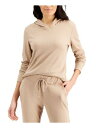 ALFANI Intimates Beige Sleep Shirt Pajama Top XL fB[X