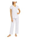 Lzt} CAROLE HOCHMAN Intimates Gray Sleep Shirt Pajama Top M fB[X