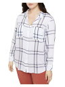 SANCTUARY サンクチュアリ ファッション トップス SANCTUARY Womens White Curved Hem Button Front Plaid Boyfriend Top Plus 3X カラー:White■ご注文の際は、必ずご確認ください。※こちらの商品は海外からのお取り寄せ商品となりますので、ご入金確認後、商品お届けまで3から5週間程度お時間を頂いております。※高額商品(3万円以上)は、代引きでの発送をお受けできません。※ご注文後にお客様へ「注文確認のメール」をお送りいたします。それ以降のキャンセル、サイズ交換、返品はできませんので、あらかじめご了承願います。また、ご注文をいただいてからの発注となる為、メーカー在庫切れ等により商品がご用意できない場合がございます。その際には早急にキャンセル、ご返金いたします。※海外輸入の為、遅延が発生する場合や出荷段階での付属品の箱つぶれ、細かい傷や汚れ等が発生する場合がございます。※商品ページのサイズ表は海外サイズを日本サイズに換算した一般的なサイズとなりメーカー・商品によってはサイズが異なる場合もございます。サイズ表は参考としてご活用ください。SANCTUARY サンクチュアリ ファッション トップス SANCTUARY Womens White Curved Hem Button Front Plaid Boyfriend Top Plus 3X カラー:White