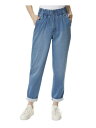 FRAYED Womens Blue Zippered Pocketed High Elastic Waist Cuffed Hems Joggers Pants 28 fB[X