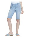 SEVEN7 Womens Blue Stretch Distressed Raw Hem Bermuda Shorts 10 fB[X