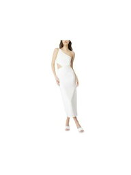 バルドー BARDOT Womens White Back Slit Lined Sleeveless Midi Party Sheath Dress XXL レディース