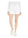 ZutH[I}JCh Jen 7 By 7 For All Mankind Womens White Stretch Pocketed Cuffed Shorts 16 fB[X