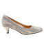 トロッターズ Trotters Kiera T1805-065 Womens Beige Extra Wide Leather Pumps Heels Shoes 9 レディース