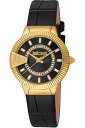 WXgJ@ Just Cavalli Women's JC1L256L0025 Glam Chic Puntale 32mm Quartz Watch fB[X