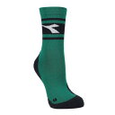 ディアドラ Diadora Crew Tennis Socks Mens Green Casual 179131-70134 メンズ