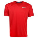 ディアドラ Diadora Be One Tech Crew Neck Short Sleeve Athletic T-Shirt Mens Red Casual Tops メンズ