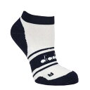 ディアドラ Diadora No Show Tennis Socks Womens Blue White Casual 179116-20002 レディース