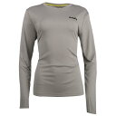 ディアドラ Diadora Core Running Crew Neck Long Sleeve Athletic T-Shirt Womens Grey Casual T レディース