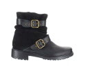 マンロー Munro Womens Dallas Black Leather Fashion Boots レディース