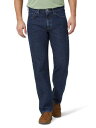 ラングラー Wrangler Authentics Mens 5-Pocket Relaxed Fit Cotton Jean Dark Rinse 56Wx30L メンズ