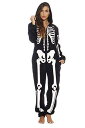6259-XXL Just Love Adult Bodysuit / Bodysuit / Pajamas Skeleton Black レディース