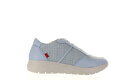 楽天サンガジョセフ Marc Joseph Womens Gramercy Baby Blue Nappa Soft/Crocodile Fashion Sneaker Size レディース