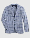 Wj[ I[ johnnie-O Hargrove Woven Sport Coat Maliblu Size 48 Y