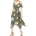 INC NEW Women's Mixed-print Cold-shoulder Asymmetrical Dress TEDO ǥ