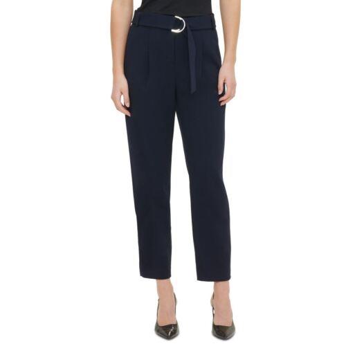 カルバン・クライン ベルト（レディース） Calvin Klein カルバンクライン CALVIN KLEIN NEW Women's D-ring Belt Pleated Slim-leg Dress Pants 4 TEDO レディース