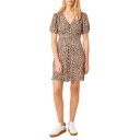 French Connection フレンチコネクション FRENCH CONNECTION NEW Women's Printed Button-front A-Line Dress TEDO レディース