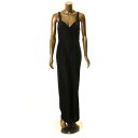 Avec Les Filles AxbNtB AVEC LES NEW Women's Velvet Metallic Textured Jumpsuit TEDO fB[X