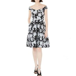 Calvin Klein Х󥯥饤 CALVIN KLEIN NEW Women's Petites Brocade Floral Fit & Flare Dress 8P TEDO ǥ