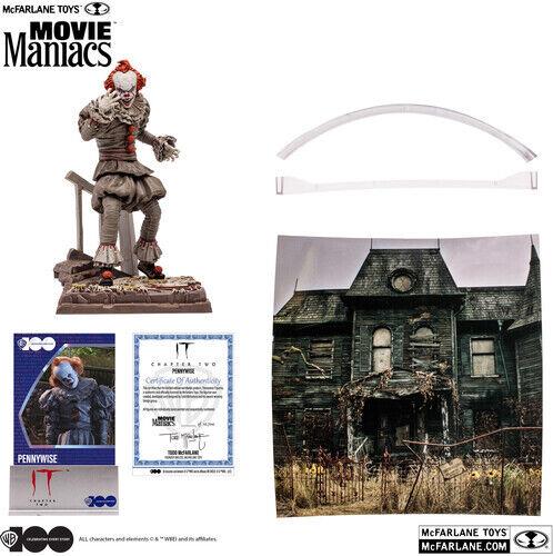 McFarlane Toys マクファーレントイズ McFarlane - IT Chapter 2 - Movie Maniacs - Pennywise 6 Posed Figure 