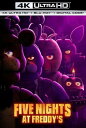 【輸入盤】Universal Studios Five Nights at Freddy 039 s New 4K UHD Blu-ray With Blu-Ray 4K Mastering Ac-3/