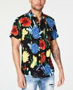 [Y Reason Men's Devour Floral Shirt Black Size XX-Large Y