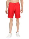 リーボック Reebok Men's Identity Regular Fit Logo Print Sweat Shorts Red Size Medium メンズ