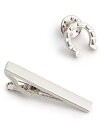 Novel Idea Men's Lapel Pin Tie Bar Set Horse Tie Silver Size Regular Y