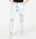 tFC}X Almost Famous Women's Destructed High Rise Skinny Jeans Blue Size 3 fB[X