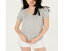 Self Esteem Junior's Constellation Print T-Shirt Gray Size M レディース