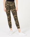 Celebrity Pink Juniors' Camo-Print High-Rise Skinny Jeans Med Green Size 1 レディース