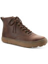 SUN STONE Mens Brown Pull Tab Treaded Gunner Round Toe Platform Lace-Up Boots 12 メンズ