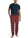 ノーティカ NAUTICA Intimates Navy Cotton Blend Sleep Shirt Pajama Top M メンズ