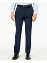 REACTION Mens Navy Stretch Slim Fit Stretch Pants W36/ L34 Y