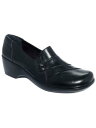 クラークス COLLECTION BY CLARKS Womens Black May Marigold Slip On Leather Loafers Shoes 7 M レディース