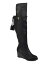 ジュルネ コレクション JOURNEE COLLECTION Womens Black Jezebel Almond Toe Stiletto Riding Boot 7.5 X WC レディース