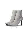 楽天サンガミア MIA Womens Silver Glitter Stretch Mercy Pointed Toe Stiletto Booties 9.5 M レディース