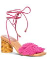 󥬤㤨SILVIA COBOS Womens Pink Wrapping Ankle-Tie Fringed Canasto Sandals Shoes 5.5 ǥפβǤʤ18,760ߤˤʤޤ
