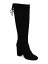 ケネスコール KENNETH COLE Womens Black Lace Corie Round Toe Block Heel Boots Shoes 6.5 M レディース