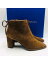 奢 磻ĥޥ STUART WEITZMAN Womens Brown Tie Back Gardiner Block Heel Leather Booties 10 M ǥ